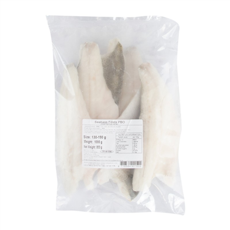 Artic Royal Seabass Fillets 130/190g (1KG)