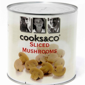 Cooksco Sliced Mushrooms (6x2.5KG)
