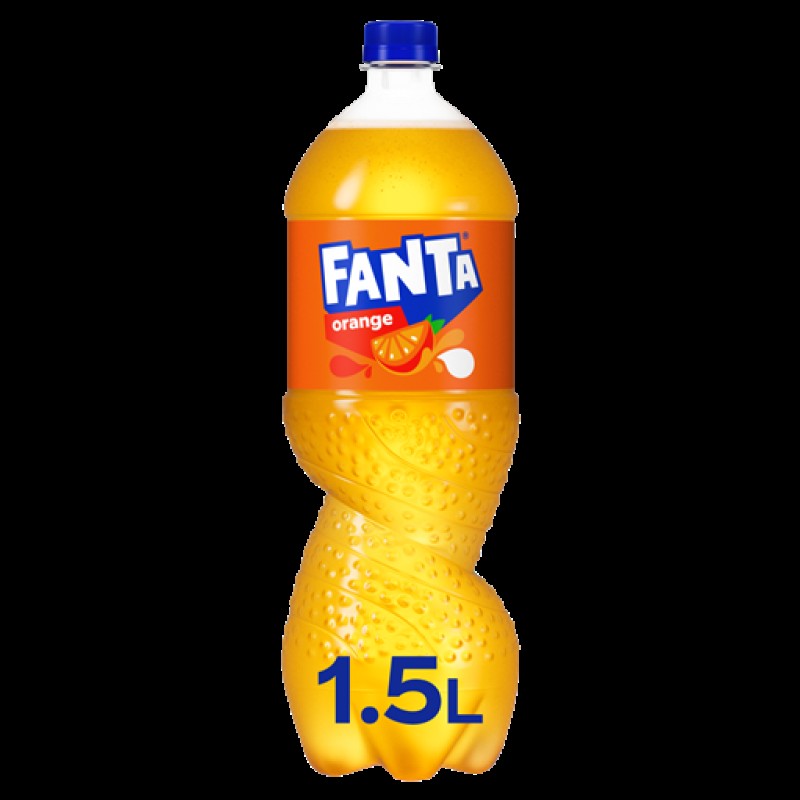 1.5 Lt Fanta Orange Bottles