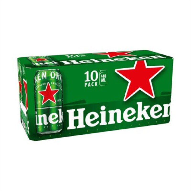 HEINEKEN LAGER BEER CANS