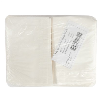 (6x4 Greaseproof Takeaway Bags
