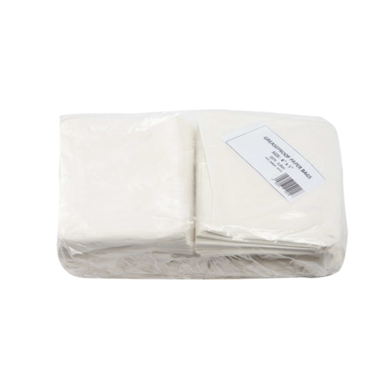 (6x5 Greaseproof Takeaway Bags