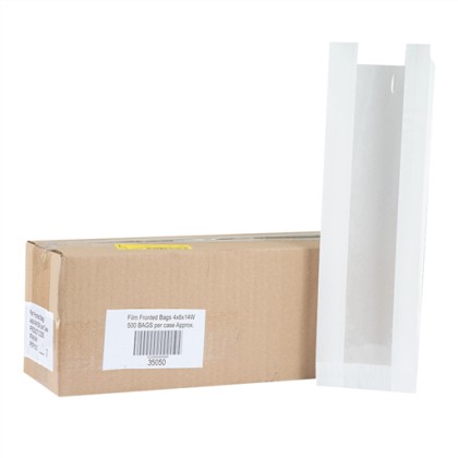 Film Front Baguette Bags 4x6x1