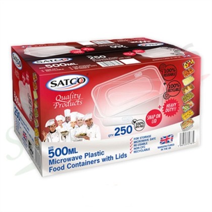 Satco Microwaveable Cont 500cc