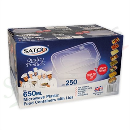 Satco Microwaveable Cont 650cc