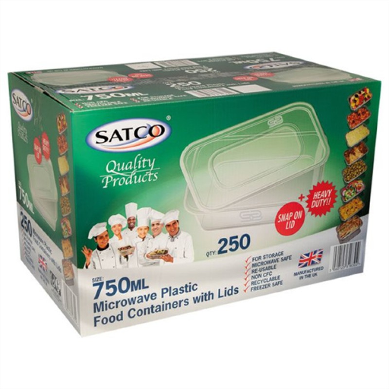 Satco Microwaveable Cont 750cc