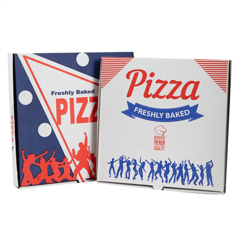 10 White Pizza Boxes
