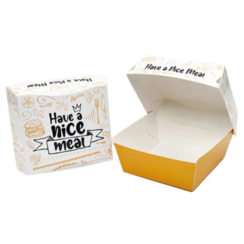 BB5 BURGER BOX PRINTED