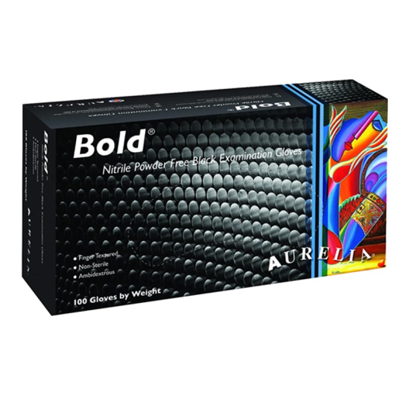 Black Gloves Powder Free Medium