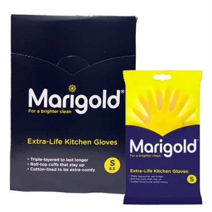 (SMALL) RUBBER GLOVES MARIGOLD