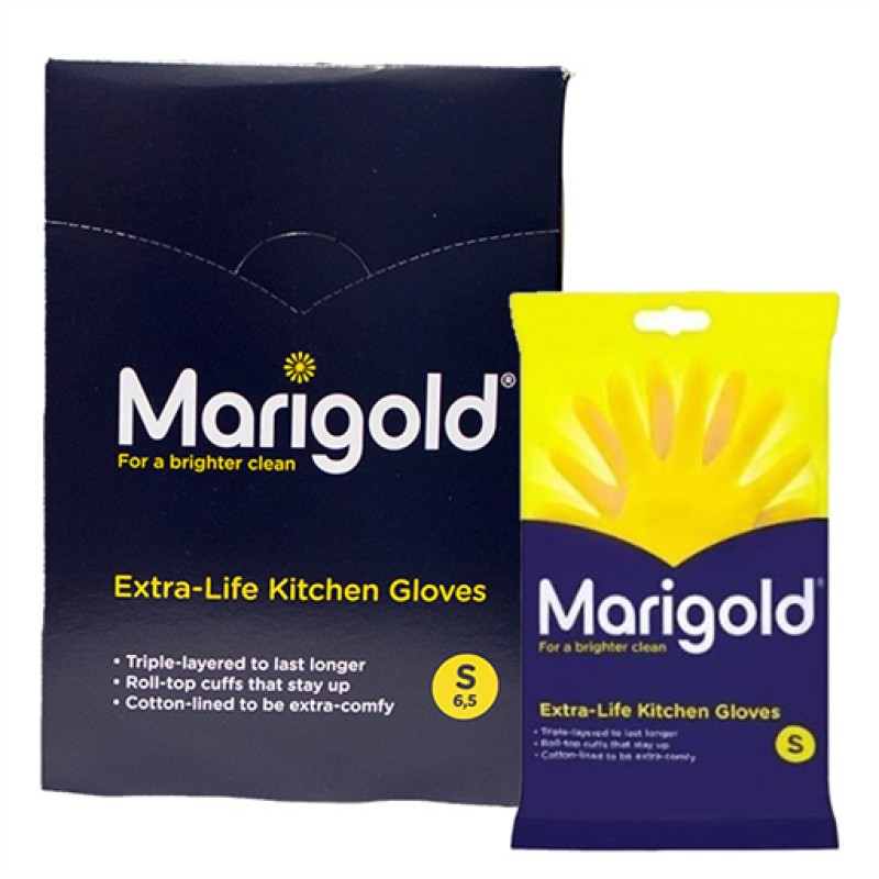 (SMALL) RUBBER GLOVES MARIGOLD