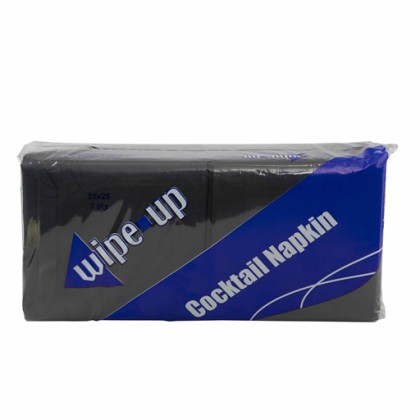 Cocktail Napkins Black