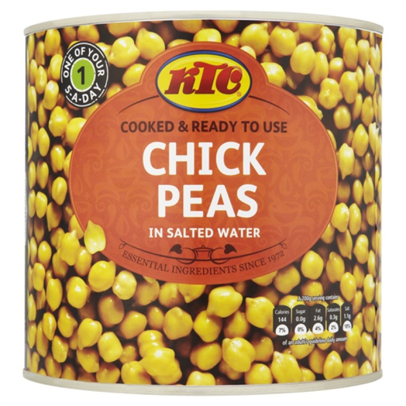 Ktc Chickpeas Tin (6x2.5KG)