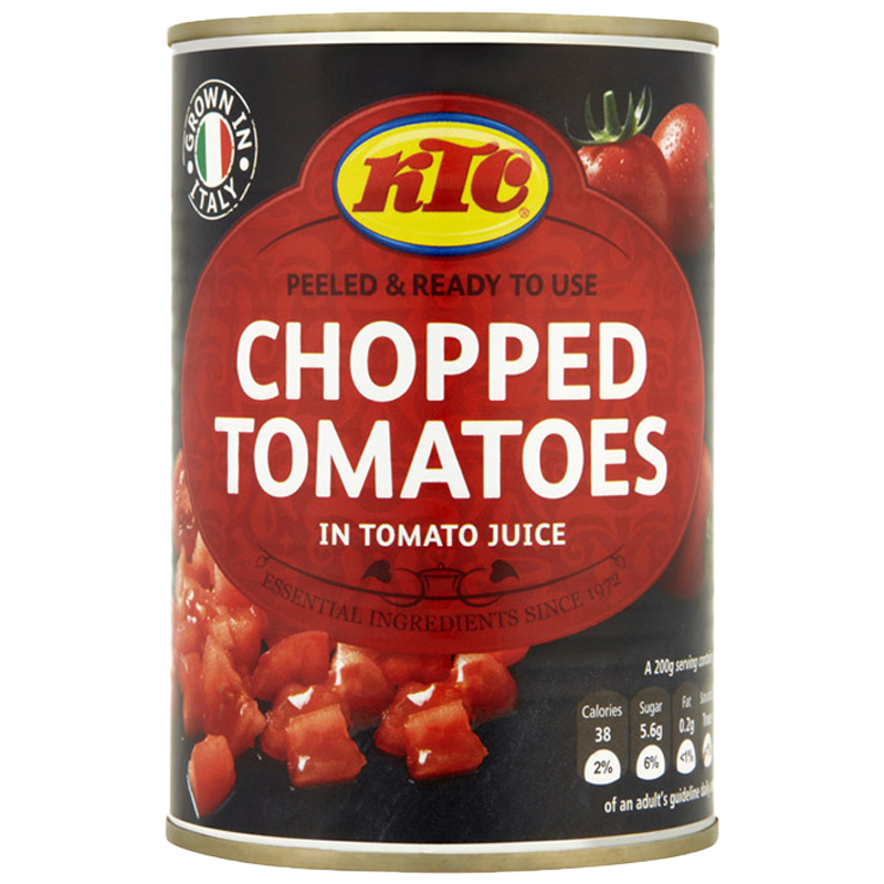 Ktc Chopped Tomatoes (12x400G)