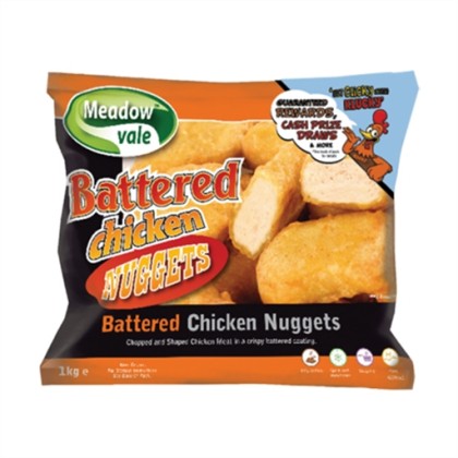 Meadow Vale Battered Chicken Nuggets (2x1KG)