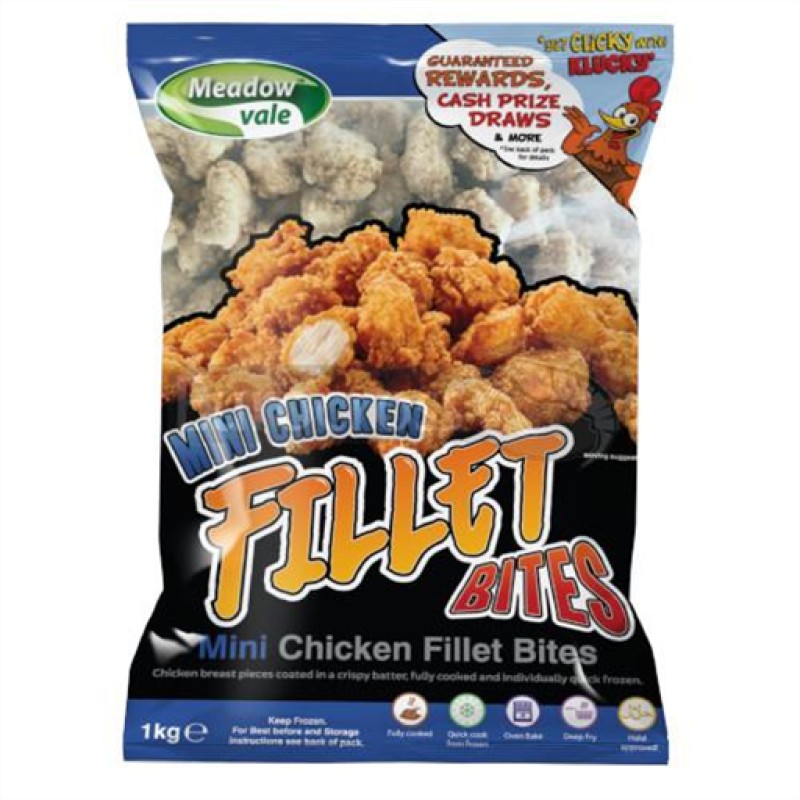 Meadow Vale Mini Chicken Fillet Bites (1KG)