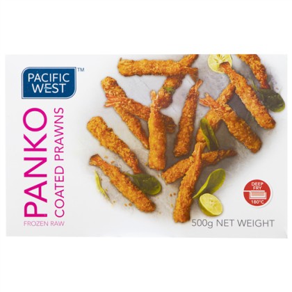 Pasificwest Panco Coated Prawns (500G)