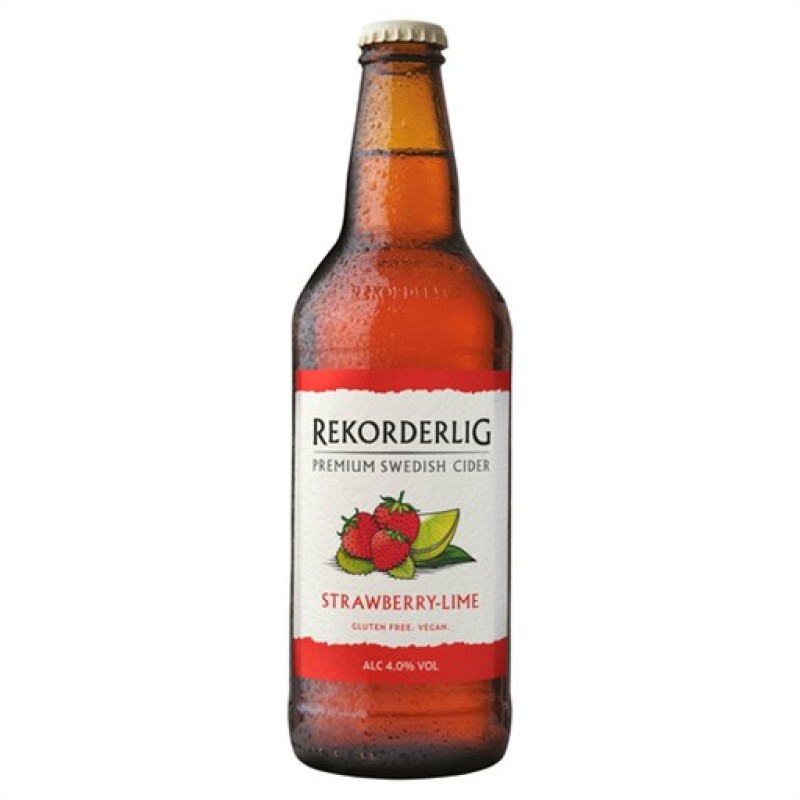 Rekorderlig Strawberry  Lime Cider (15x500ML)