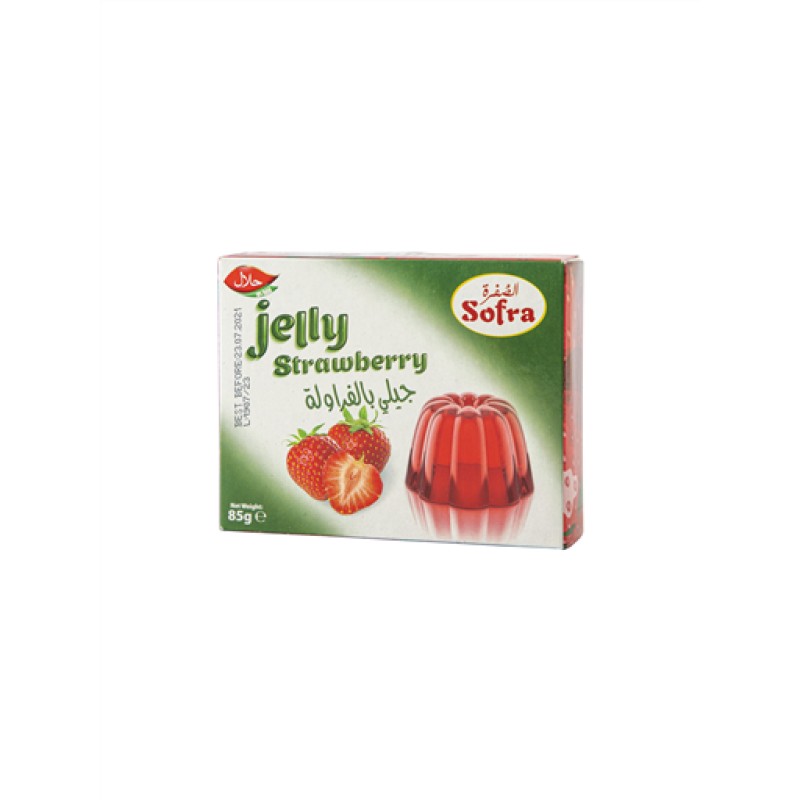Sofra Dessert Strawberry Jelly 59p 2for£1 (24x85G)