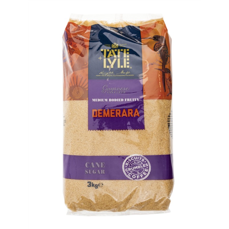 Tate - Lyle Demerara (brown) Sugar (4x3KG)