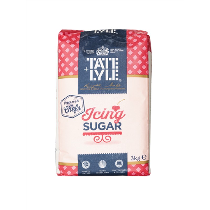 Tate - Lyle Icing Sugar 3kg (4x3KG)