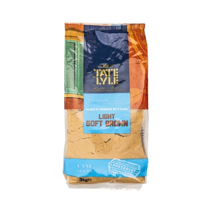 Tate - Lyle Demerara Brown Soft Sugar (light) (3KG)