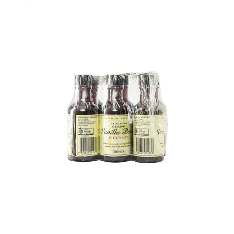 Taylor - Colledge Organic Vanilla Extract (6x100ML)