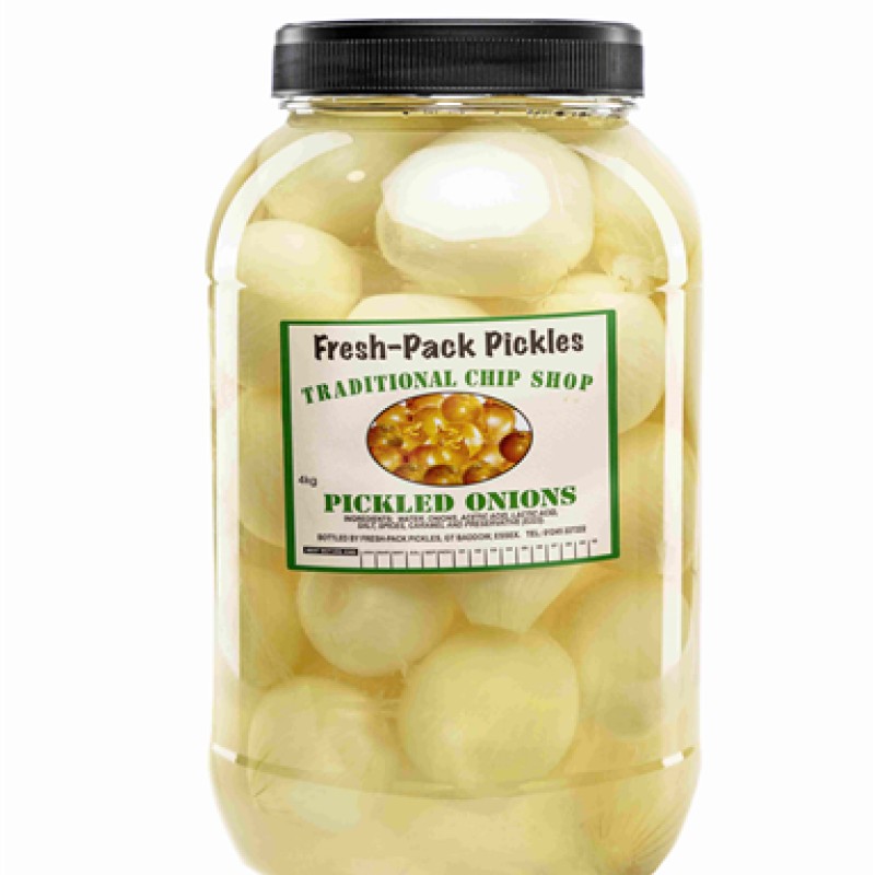 Trad c.s. Pickled Onions Large Plastic (4KG)