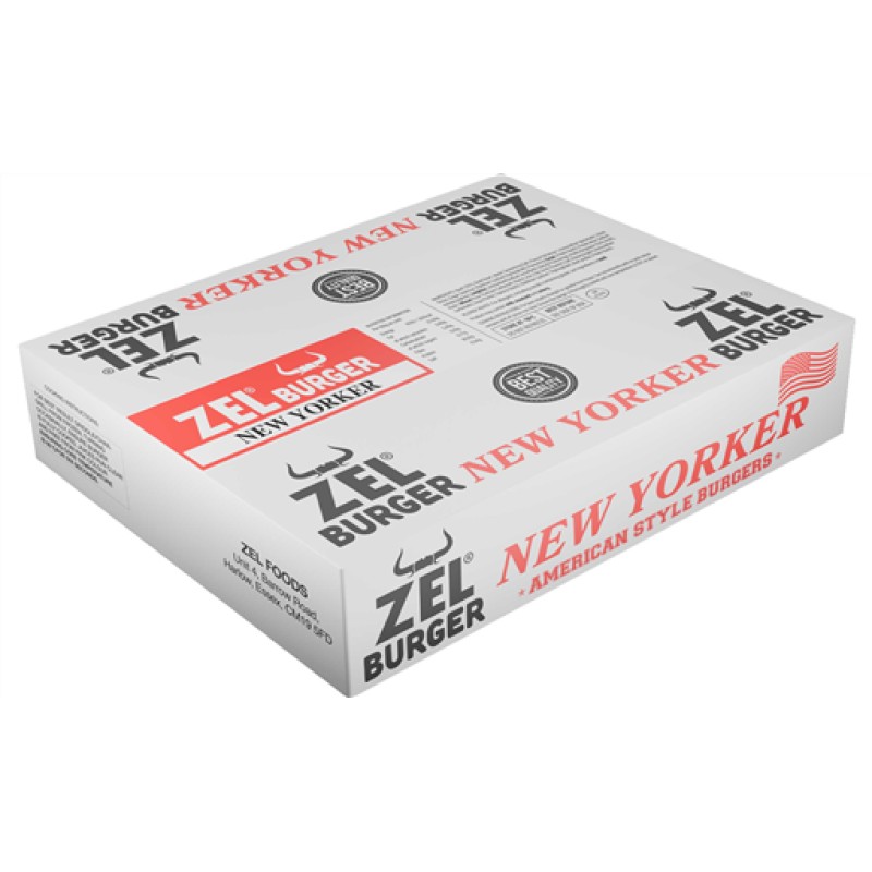 Zel New Yorker Beef Burger 4 Oz (48x113G)