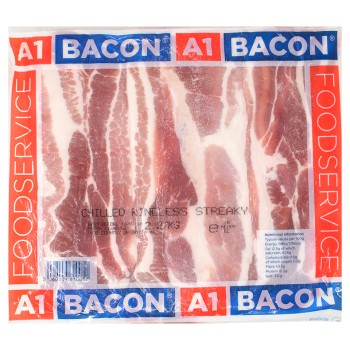 A1 Rindless Streaky Bacon 1x2.27kg