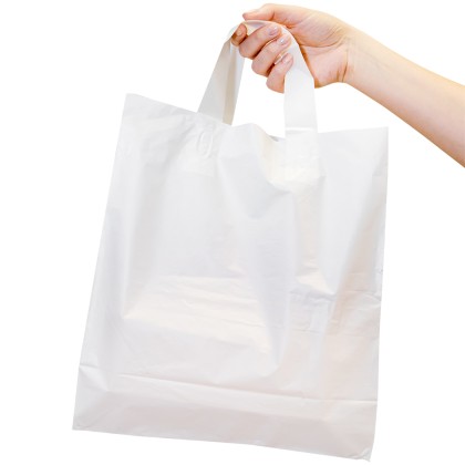 Large Poly SOS Carrier Bags 254x394x305mm 1x250