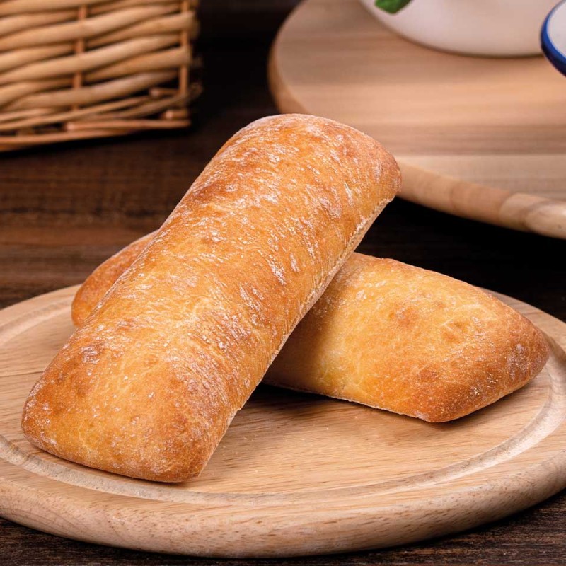 Letsdough Part Baked Ciabatta 17.5cm 30x125g