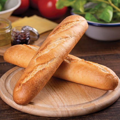 Letsdough Fully Baked Demi Baguettes 27cm 30x125g