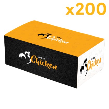 FC3 Large Enjoy Range Chicken Boxes 225x70x120mm 1x200