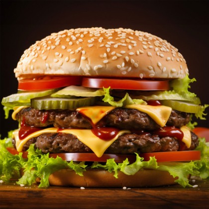 Paragon Halal Superior Beef Burger 4oz 48x113g