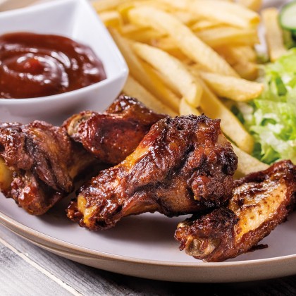 Golden Valley Halal BBQ Chicken Wings 1x1kg