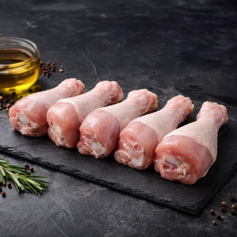 Frozen Halal Raw Chicken Drumsticks 1x10kg