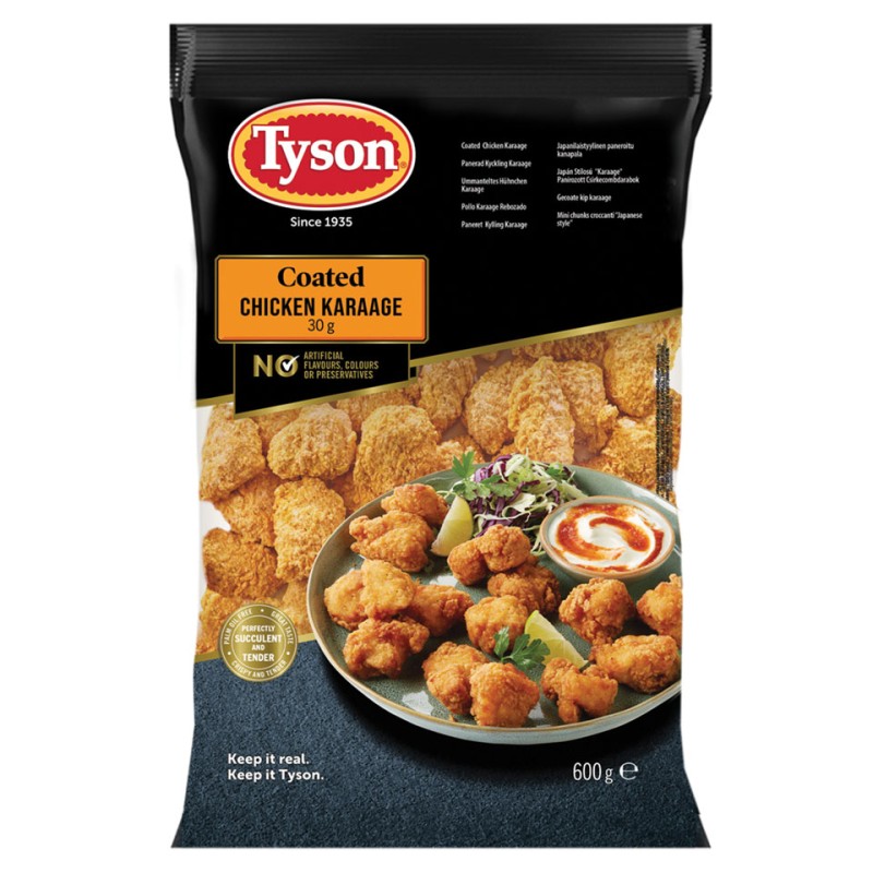 Tyson Halal Whole Muscle Chicken Karaage 1x600g
