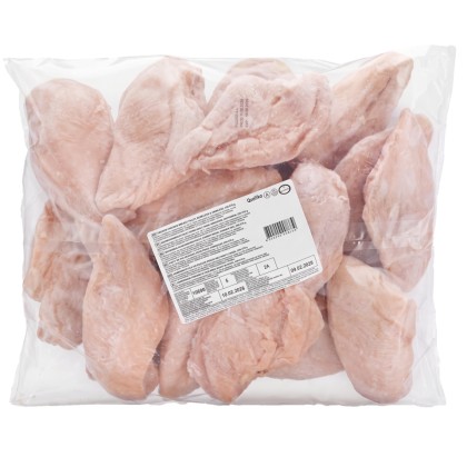 Qualiko IQF Halal Raw Frozen 100% Chicken Breast Fillets 250g+ 1x5kg