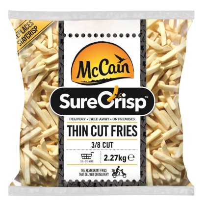 McCain SureCrisp 3/8 Thin Cut Fries 4x2.27kg