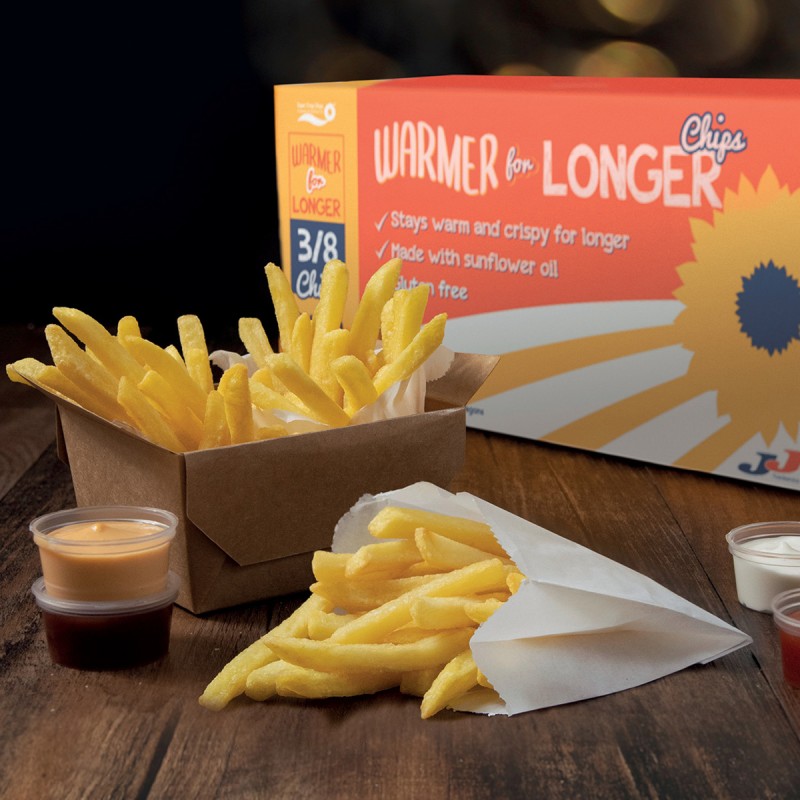 JJ Super Crisp Warmer for Longer 3/8 Chips 4x2.27kg