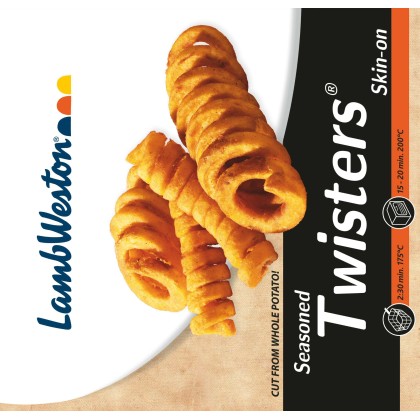 Lamb Weston Original Seasoned Twister Fries Skin on 4x2.5kg Lamb Weston Original Seasoned Twister Fries Skin on 4x2.5kg