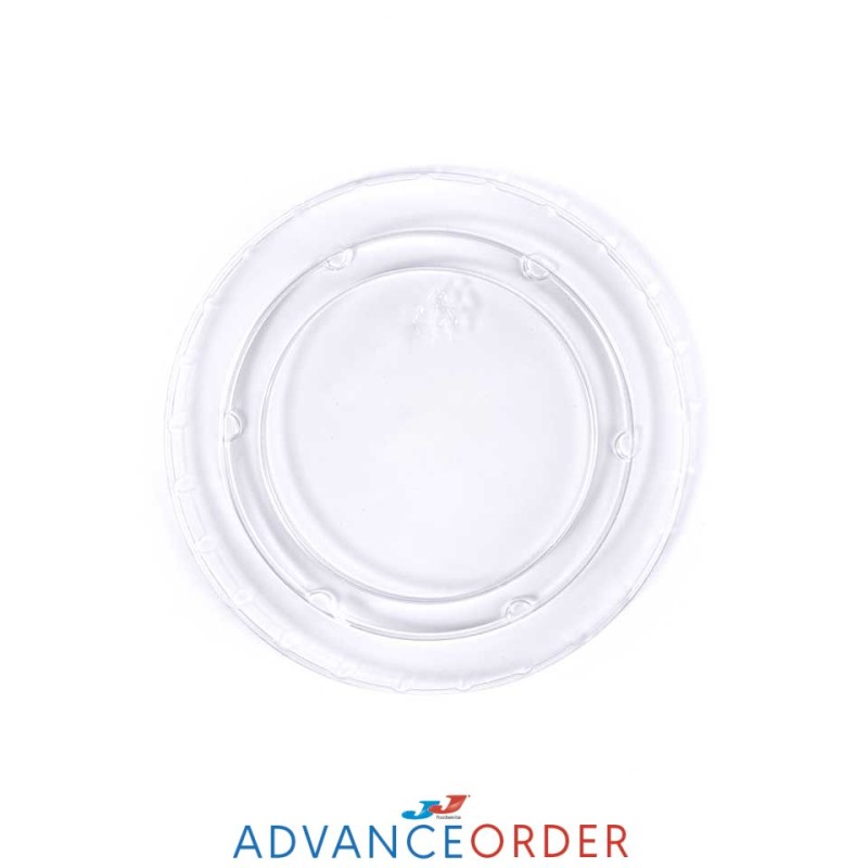 6oz Clear Portion Pot Lids Pot Ref CON184 1x500