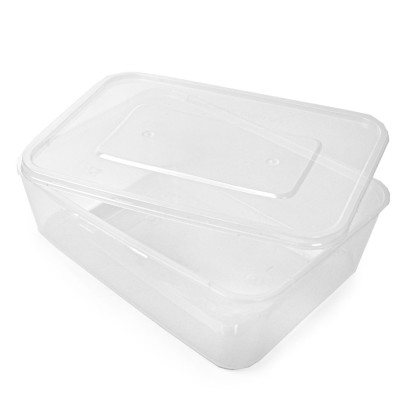 1000ml Microwave Plastic Containers with Lids  1x200