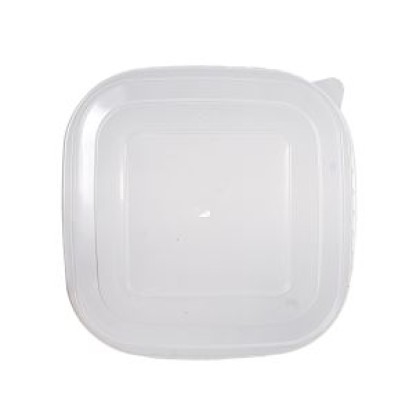 500/750ml Kraft Square Food Container Lids 1x300