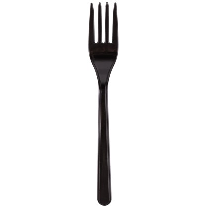 Black Premium Reusable Heavy Weight Fork 10x100