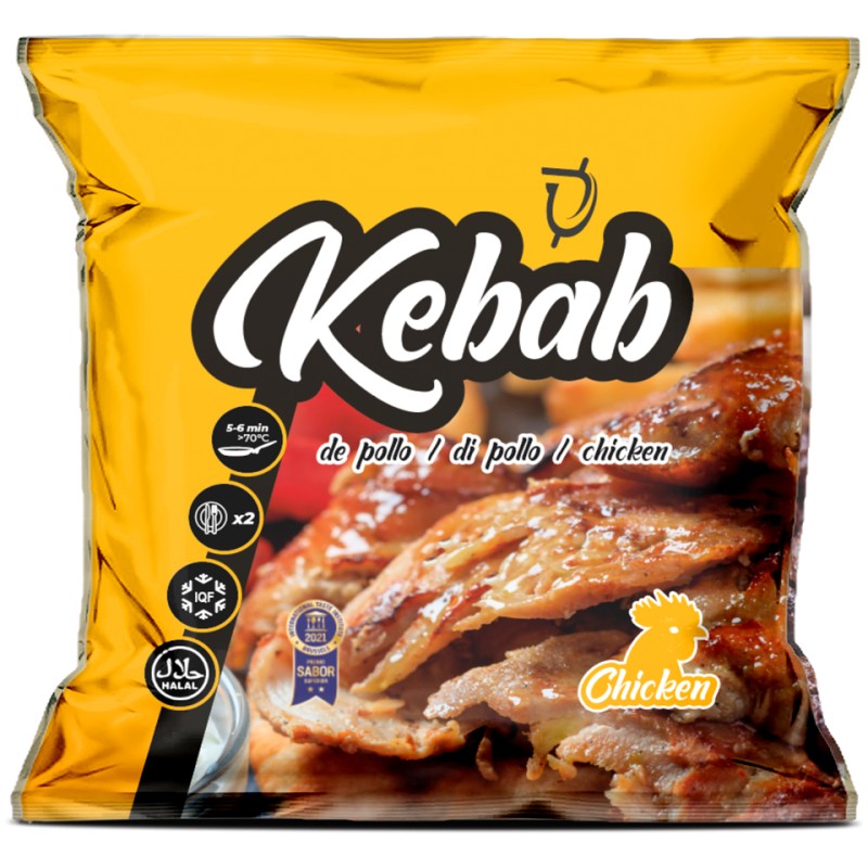 Ozturk Halal Pre-Cooked & Cut Chicken Doner Kebab Bag 1x1kg