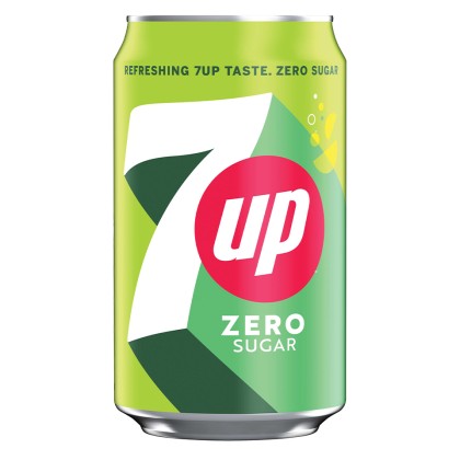 7UP Zero Sugar Cans GB 24x330ml