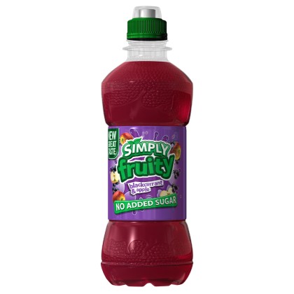 Simply Fruity Blackcurrant & Apple Juice Drink 12x330ml
