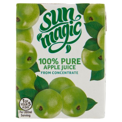 Sunmagic Pure Apple Juice 24x200ml